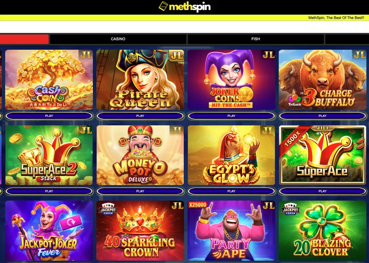 Methspin casino